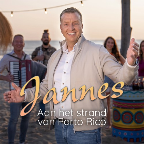 Jannes-Aan het strand van Porto Rico
